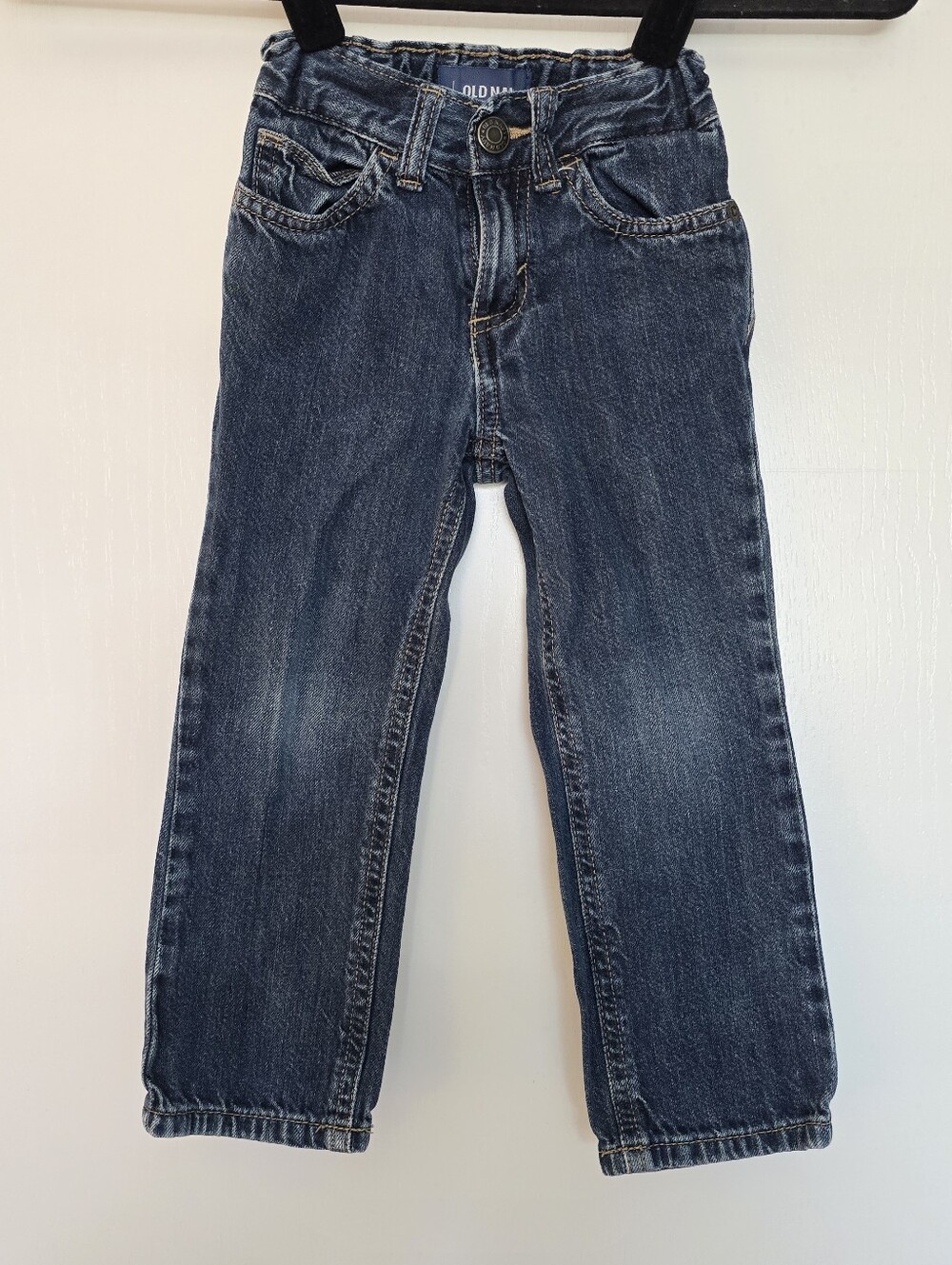 Old Navy - Toddler Boy 3T 100% Cotton Blue Denim Jeans With Pockets
